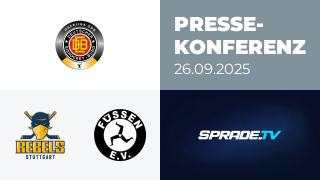 26.09.2025 - Pressekonferenz - Stuttgart Rebels vs. EV Füssen