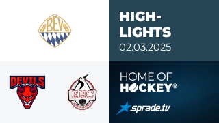 02.03.2025 - Highlights - Devils Ulm/Neu-Ulm vs. EHC Königsbrunn