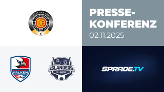 02.11.2025 - Pressekonferenz - Heilbronner Falken vs. EV Lindau Islanders