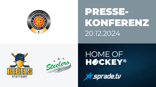 20.12.2024 - Pressekonferenz - Stuttgart Rebels vs. Bietigheim Steelers
