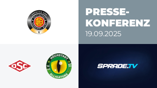 19.09.2025 - Pressekonferenz - Deggendorfer SC vs. Höchstadt Alligators