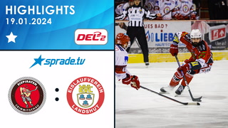 19.01.2024 - Highlights - Eispiraten Crimmitschau vs. EV Landshut