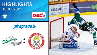 10.01.2021 - Highlights - Bietigheim Steelers vs. EV Landshut
