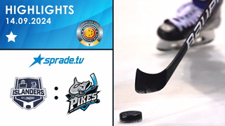 14.09.2024 - Highlights - EV Lindau Islanders vs. EHC Oberthurgau Pikes