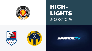 30.08.2025 - Highlights - Heilbronner Falken vs. SC Langenthal