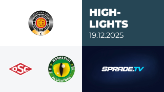 19.12.2025 - Highlights - Deggendorfer SC vs. Höchstadt Alligators