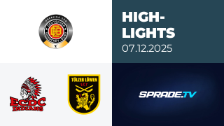 07.12.2025 - Highlights - ECDC Memmingen Indians vs. Tölzer Löwen