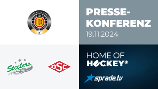 19.11.2024 - Pressekonferenz - Bietigheim Steelers vs. Deggendorfer SC