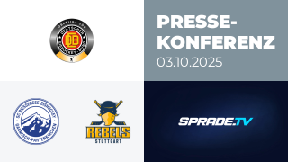 03.10.2025 - Pressekonferenz - SC Riessersee vs. Stuttgart Rebels