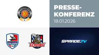 18.01.2026 - Pressekonferenz - Heilbronner Falken vs. EC Peiting