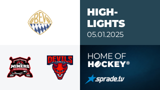 05.01.2025 - Highlights - TSV Peißenberg vs. Devils Ulm/Neu-Ulm