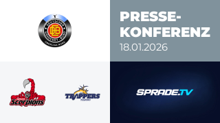18.01.2026 - Pressekonferenz - Hannover Scorpions vs. Tilburg Trappers