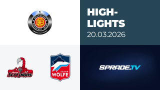 20.03.2026 - Highlights - Hannover Scorpions vs. Selber Wölfe