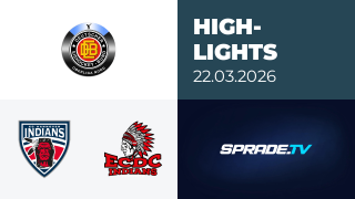22.03.2026 - Highlights - Hannover Indians vs. ECDC Memmingen Indians
