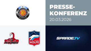 20.03.2026 - Pressekonferenz - Hannover Scorpions vs. Selber Wölfe