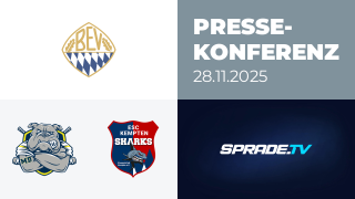 28.11.2025 - Pressekonferenz - Schweinfurt Mighty Dogs vs. ESC Kempten