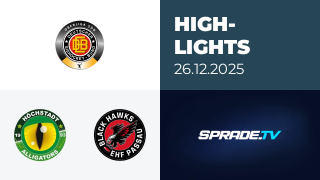 26.12.2025 - Highlights - Höchstadt Alligators vs. EHF Passau Black Hawks
