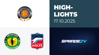 17.10.2025 - Highlights - Höchstadt Alligators vs. Selber Wölfe