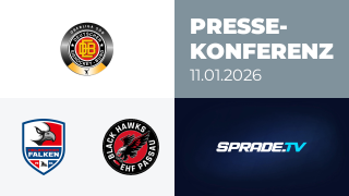 11.01.2026 - Pressekonferenz - Heilbronner Falken vs. EHF Passau Black Hawks