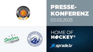 02.02.2025 - Pressekonferenz - Bietigheim Steelers vs. SC Riessersee