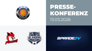 13.03.2026 - Pressekonferenz - Füchse Duisburg vs. EV Lindau Islanders