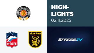 02.11.2025 - Highlights - Selber Wölfe vs. Tölzer Löwen