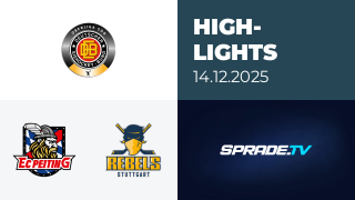 14.12.2025 - Highlights - EC Peiting vs. Stuttgart Rebels