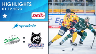 01.12.2023 - Highlights - Bietigheim Steelers vs. EHC Freiburg