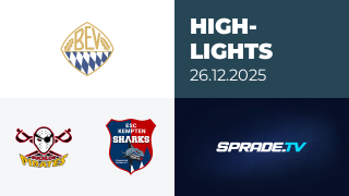 26.12.2025 - Highlights - ESV Buchloe vs. ESC Kempten