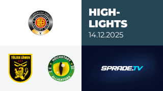 14.12.2025 - Highlights - Tölzer Löwen vs. Höchstadt Alligators