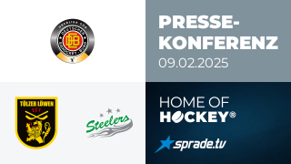 09.02.2025 - Pressekonferenz - Tölzer Löwen vs. Bietigheim Steelers