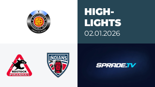 02.01.2026 - Highlights - Rostock Piranhas vs. Hannover Indians