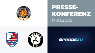 17.10.2025 - Pressekonferenz - Heilbronner Falken vs. EV Füssen