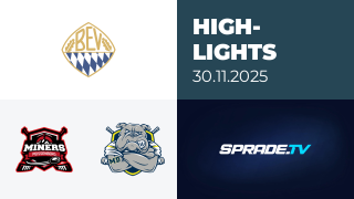 30.11.2025 - Highlights - Peißenberg Miners vs. Schweinfurt Mighty Dogs