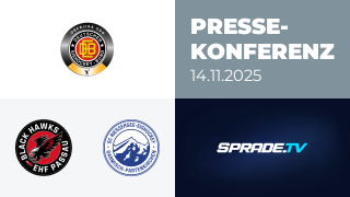 14.11.2025 - Pressekonferenz - EHF Passau Black Hawks vs. SC Riessersee