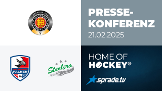 21.02.2025 - Pressekonferenz - Heilbronner Falken vs. Bietigheim Steelers