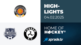 04.02.2025 - Highlights - EV Lindau Islanders vs. EV Füssen
