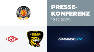 12.12.2025 - Pressekonferenz - Deggendorfer SC vs. onesto Tigers Bayreuth