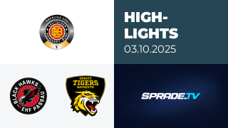 03.10.2025 - Highlights - EHF Passau Black Hawks vs. onesto Tigers Bayreuth