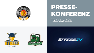 13.02.2026 - Pressekonferenz - Stuttgart Rebels vs. Erding Gladiators