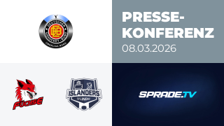 08.03.2026 - Pressekonferenz - Füchse Duisburg vs. EV Lindau Islanders