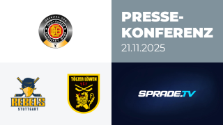 21.11.2025 - Pressekonferenz - Stuttgart Rebels vs. Tölzer Löwen