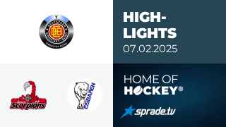07.02.2025 - Highlights - Hannover Scorpions vs. Hammer Eisbären