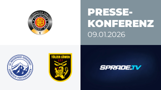 09.01.2026 - Pressekonferenz - SC Riessersee vs. Tölzer Löwen