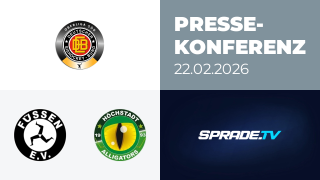 22.02.2026 - Pressekonferenz - EV Füssen vs. Höchstadt Alligators