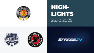26.10.2025 - Highlights - EV Lindau Islanders vs. EHF Passau Black Hawks