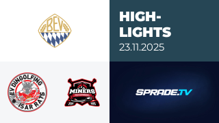 23.11.2025 - Highlights - EV Dingolfing vs. Peißenberg Miners