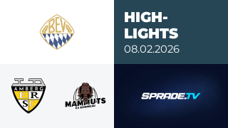 08.02.2026 - Highlights - ERSC Amberg vs. Schongau Mammuts