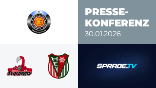 30.01.2026 - Pressekonferenz - Hannover Scorpions vs. Herne Miners