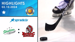 02.10.2024 - Highlights - Bietigheim Steelers vs. ECDC Memmingen Indians